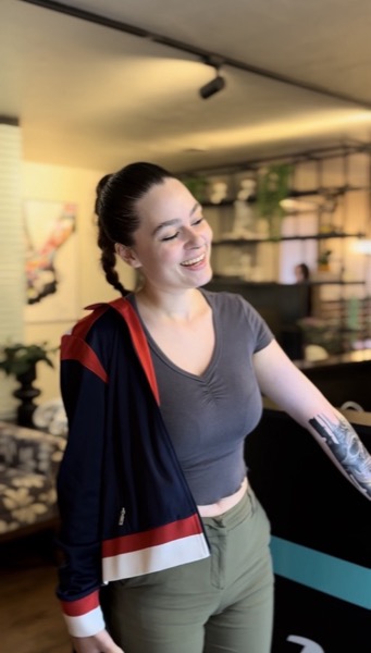 Cliente com tatuagem